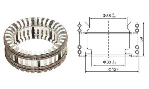 GC5-3150A(GC5-2500A)捆綁式觸頭127×59(64片)